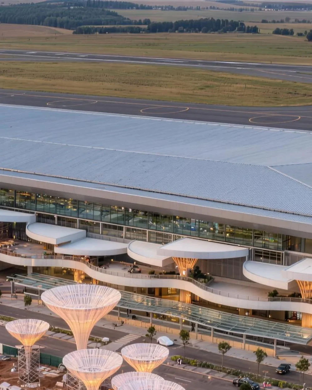 CCS International Airport — façade by Skywall, Lucknow