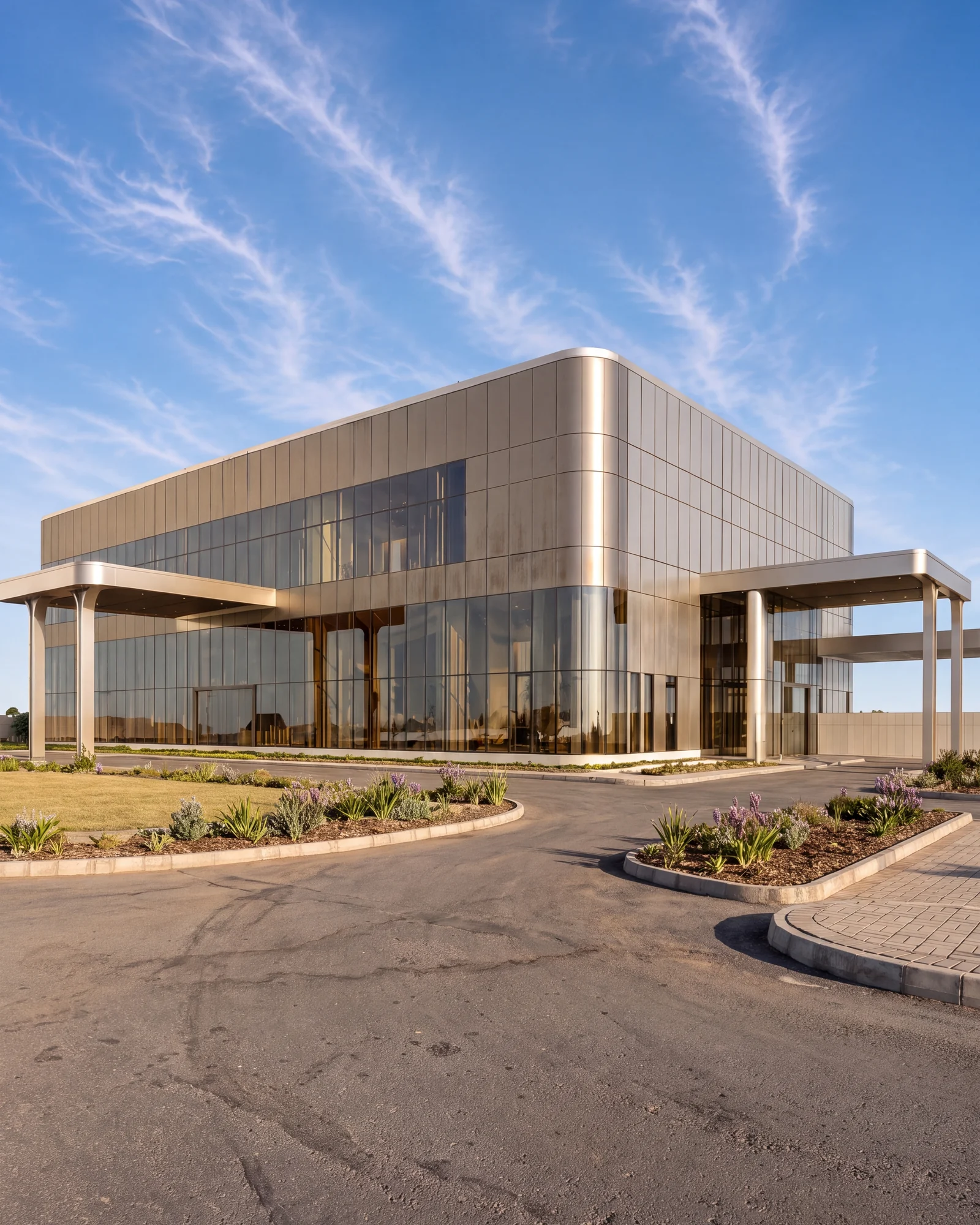 GA Terminal NMIAL — façade by Skywall, Navi Mumbai