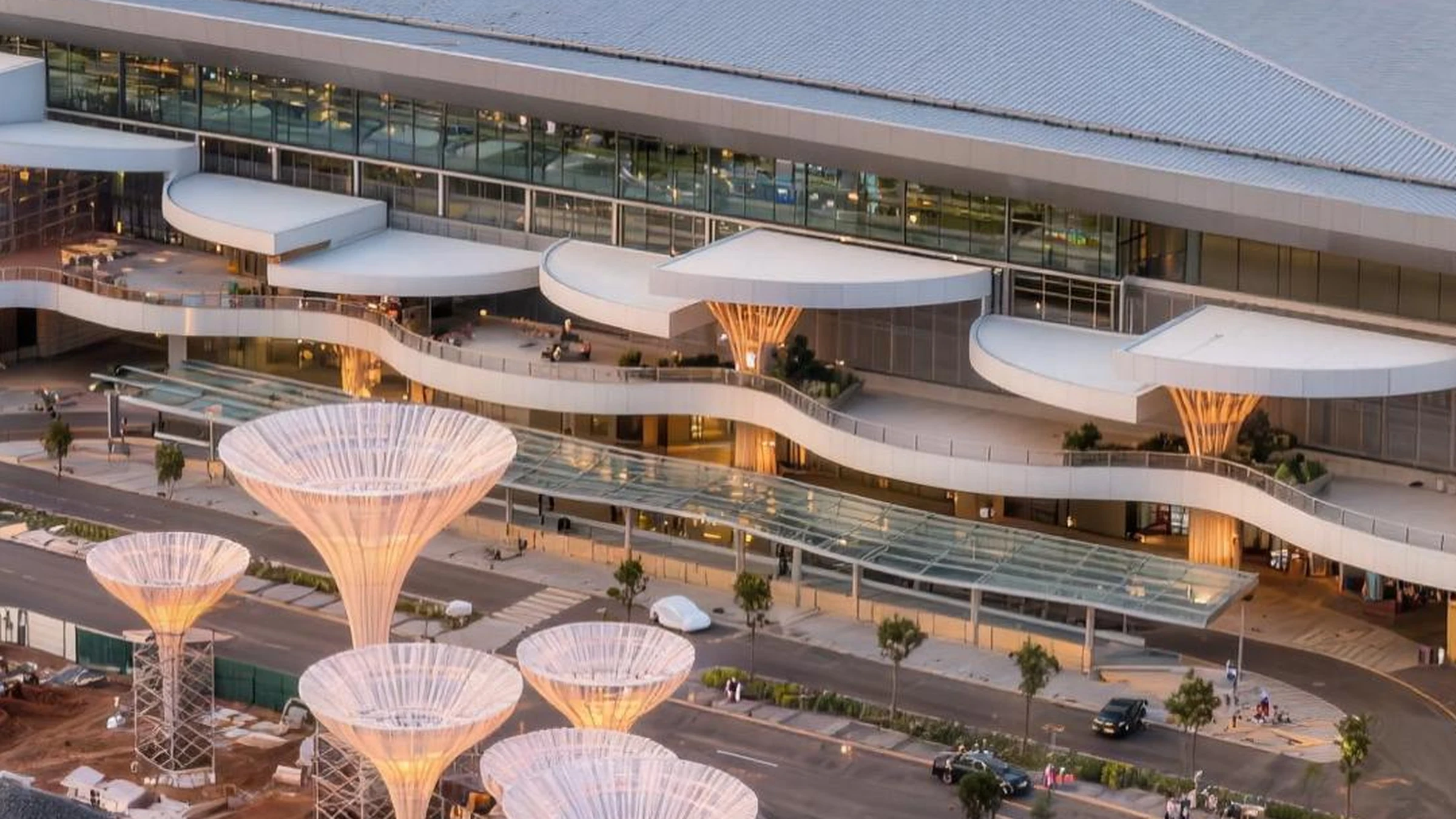 CCS International Airport — façade by Skywall, Lucknow